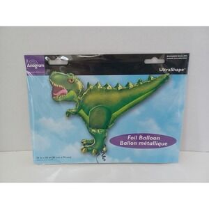 NEW Anagram T-Rex Foil Balloon 36 In X 30 In